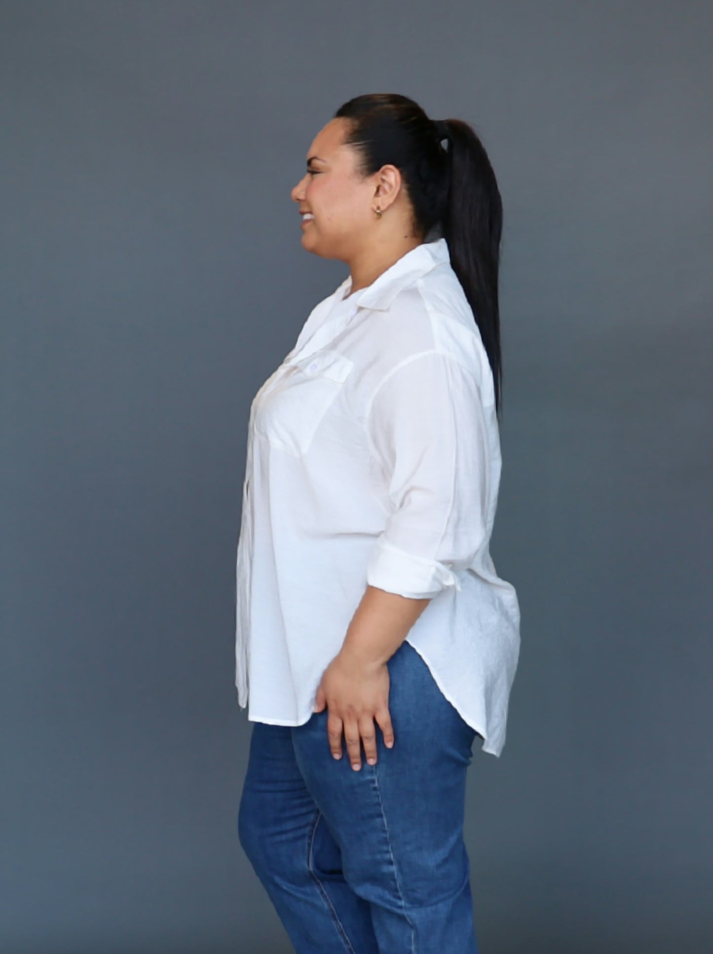 Relax Shirt - Ivory - Isla-Maree