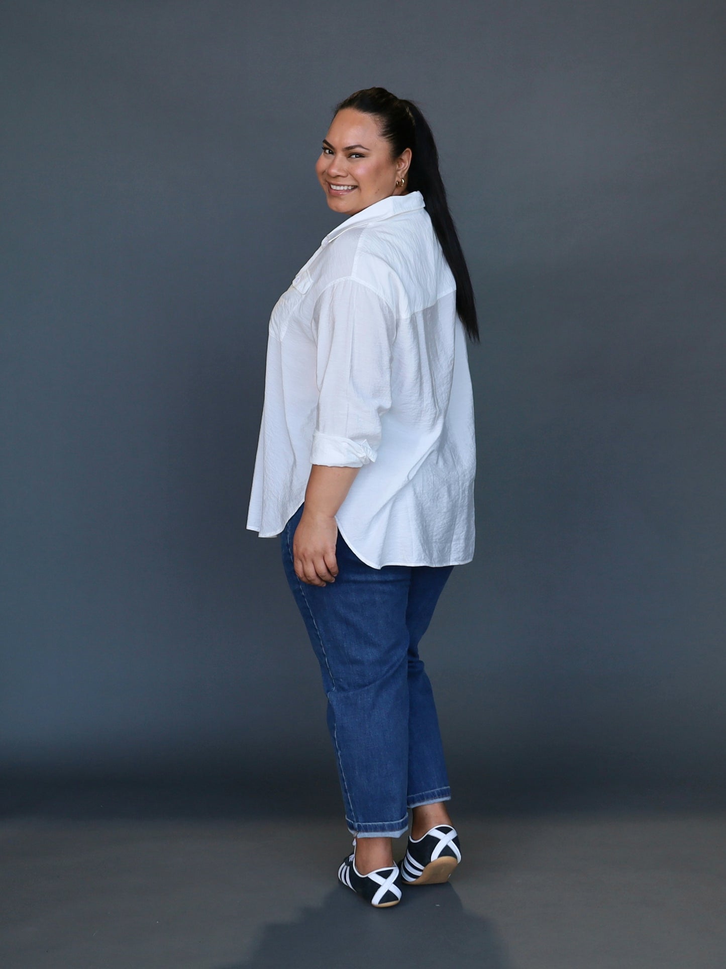 Relax Shirt - Ivory - Isla-Maree
