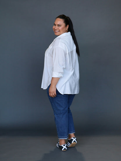 Relax Shirt - Ivory - Isla-Maree