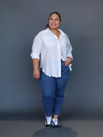 Relax Shirt - Ivory - Isla-Maree