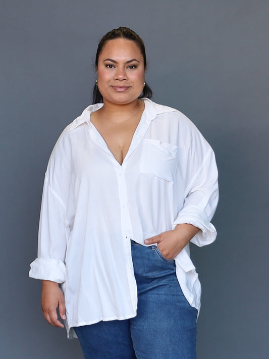 Boyfriend Shirt - French Vanilla - Isla-Maree