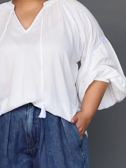 Sara Blouse - Vanilla - Isla-Maree