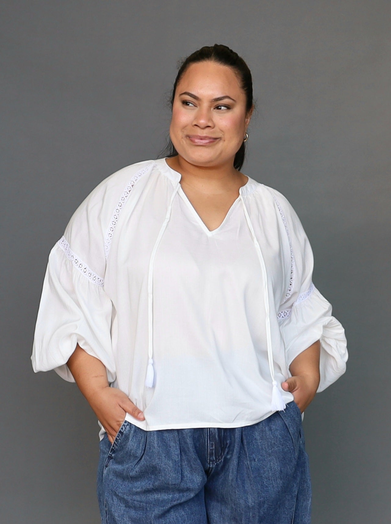 Sara Blouse - Vanilla - Isla-Maree