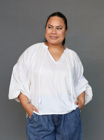 Sara Blouse - Vanilla - Isla-Maree