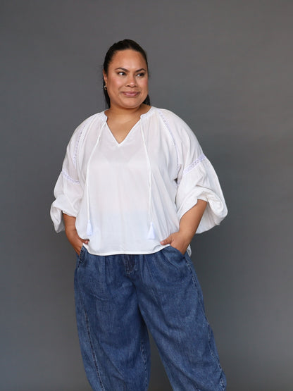 Sara Blouse - Vanilla - Isla-Maree