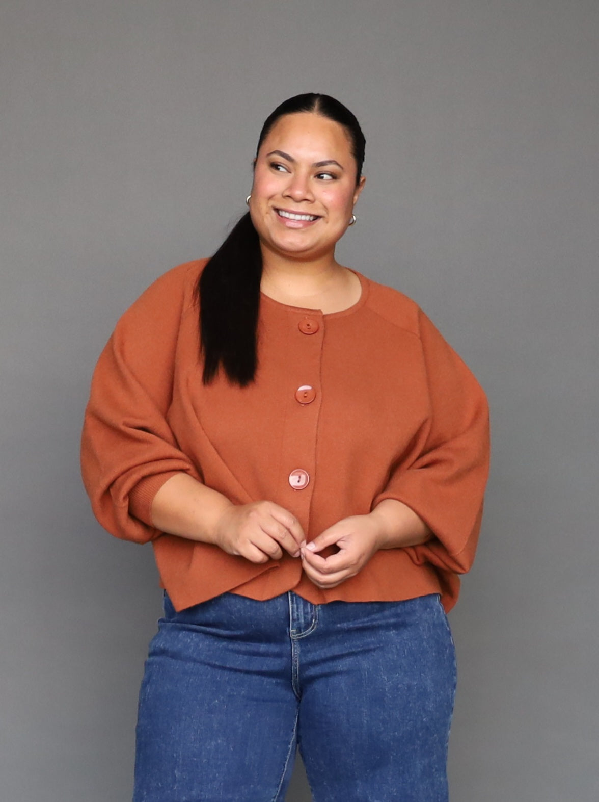 Bree Cardi - Toffee - Isla-Maree