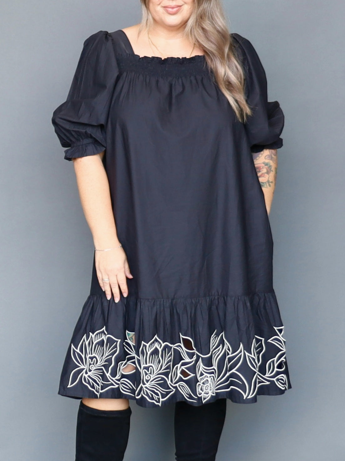 Rosa Dress - Black - Isla-Maree