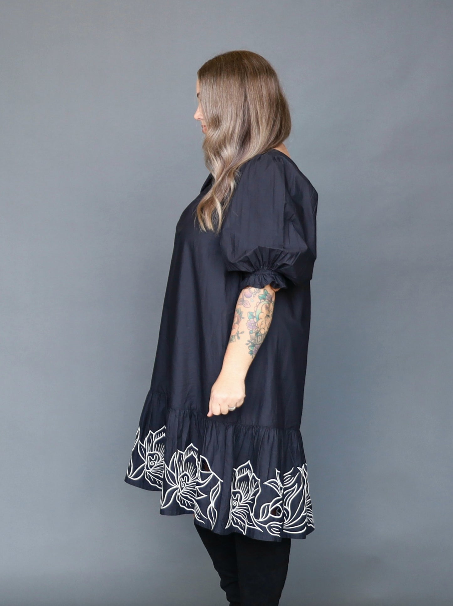 Rosa Dress - Black - Isla-Maree