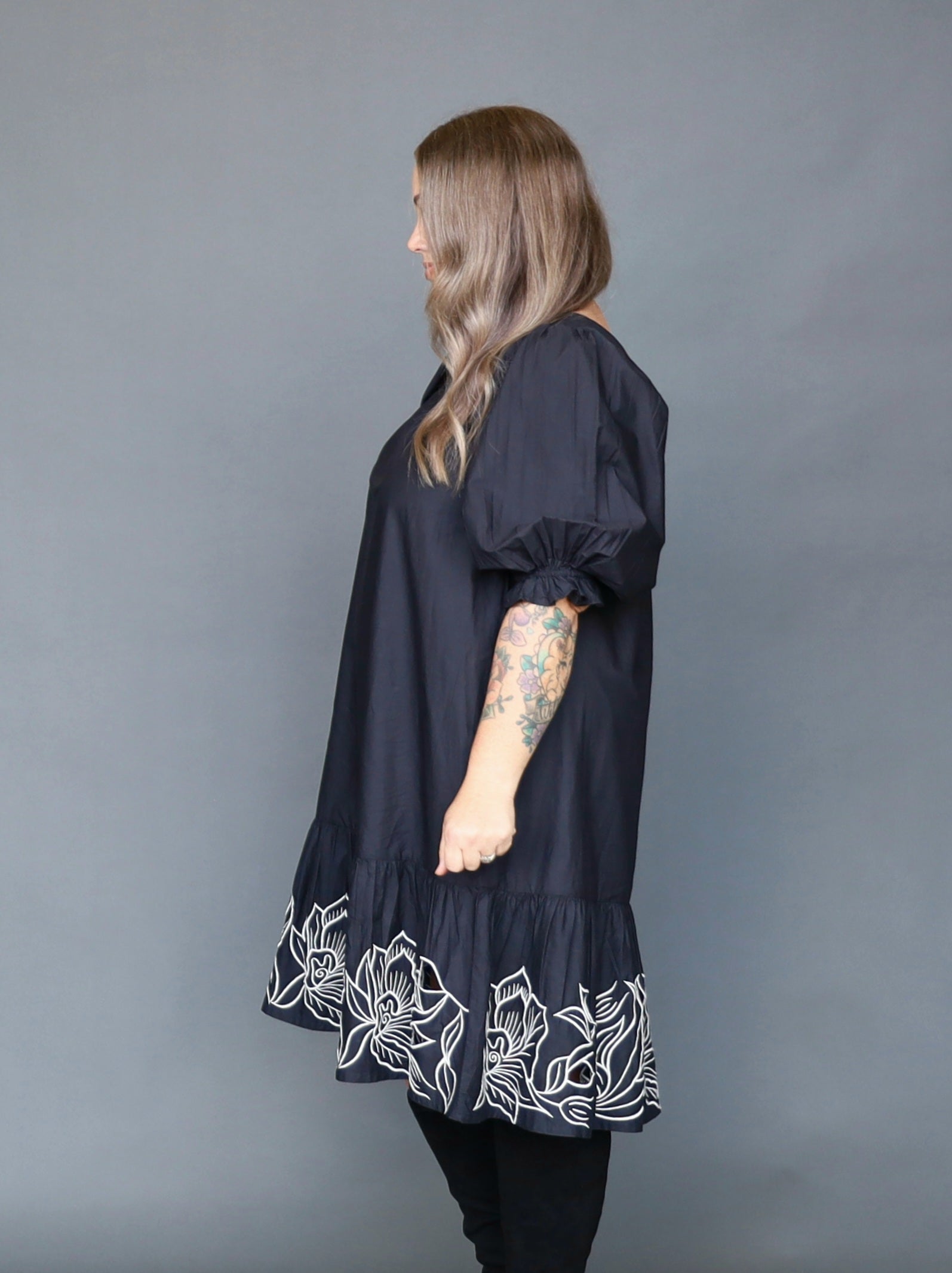 Rosa Dress - Black - Isla-Maree