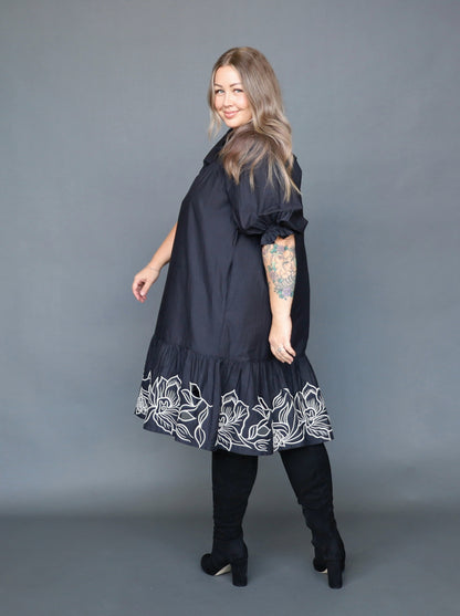 Rosa Dress - Black - Isla-Maree