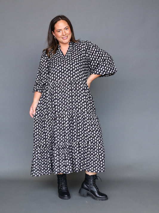 Halle Dress - Winter Floral - Isla-Maree