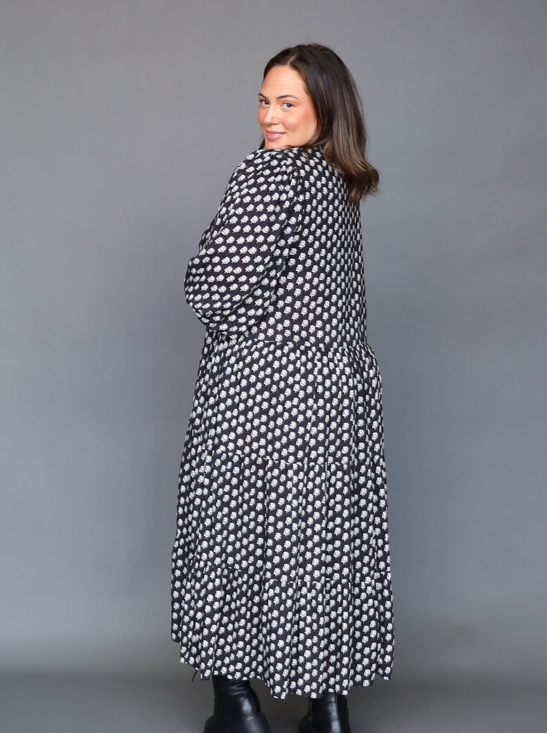 Halle Dress - Winter Floral - Isla-Maree