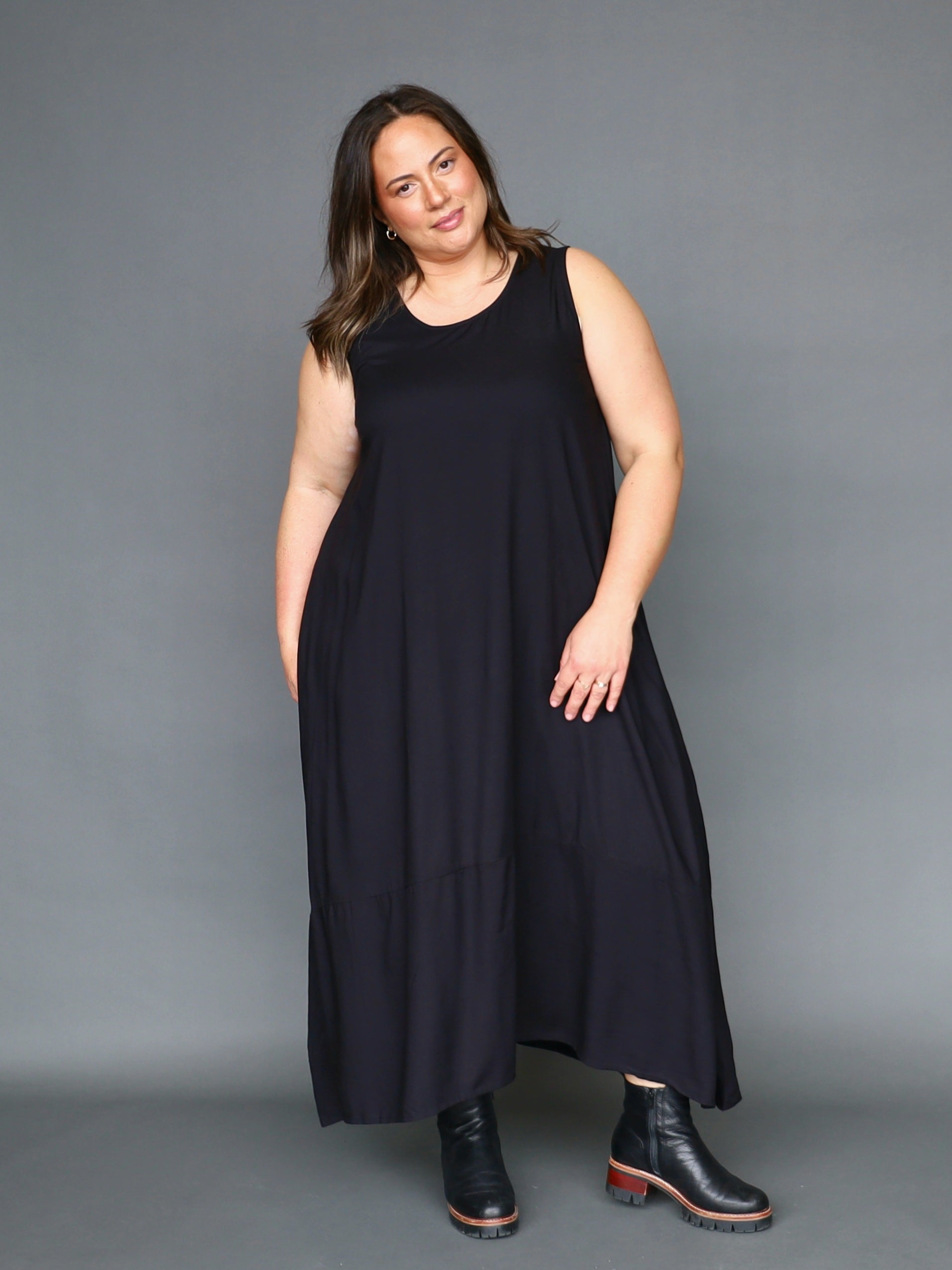 Calista Dress -Black - Isla-Maree