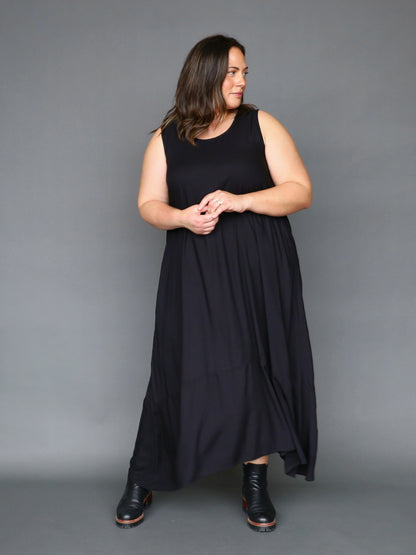 Calista Dress -Black - Isla-Maree
