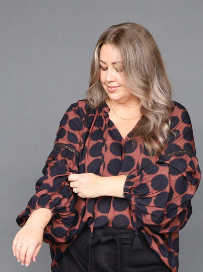 Sara Blouse - Pom Pom - Isla-Maree