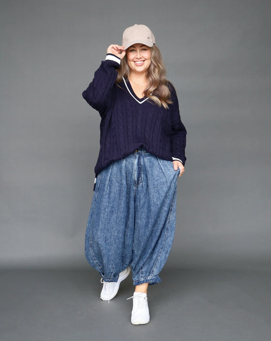 Varsity Knit - Navy PRESALE DUE END OF MAY