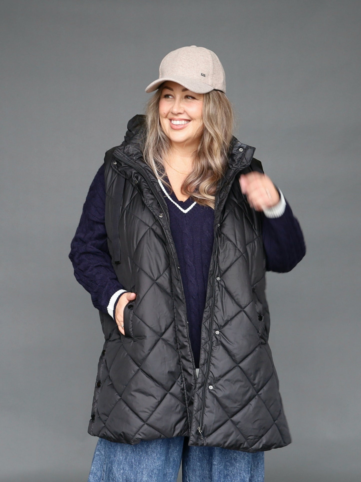 Stadium Puffer Vest - Black - Isla-Maree