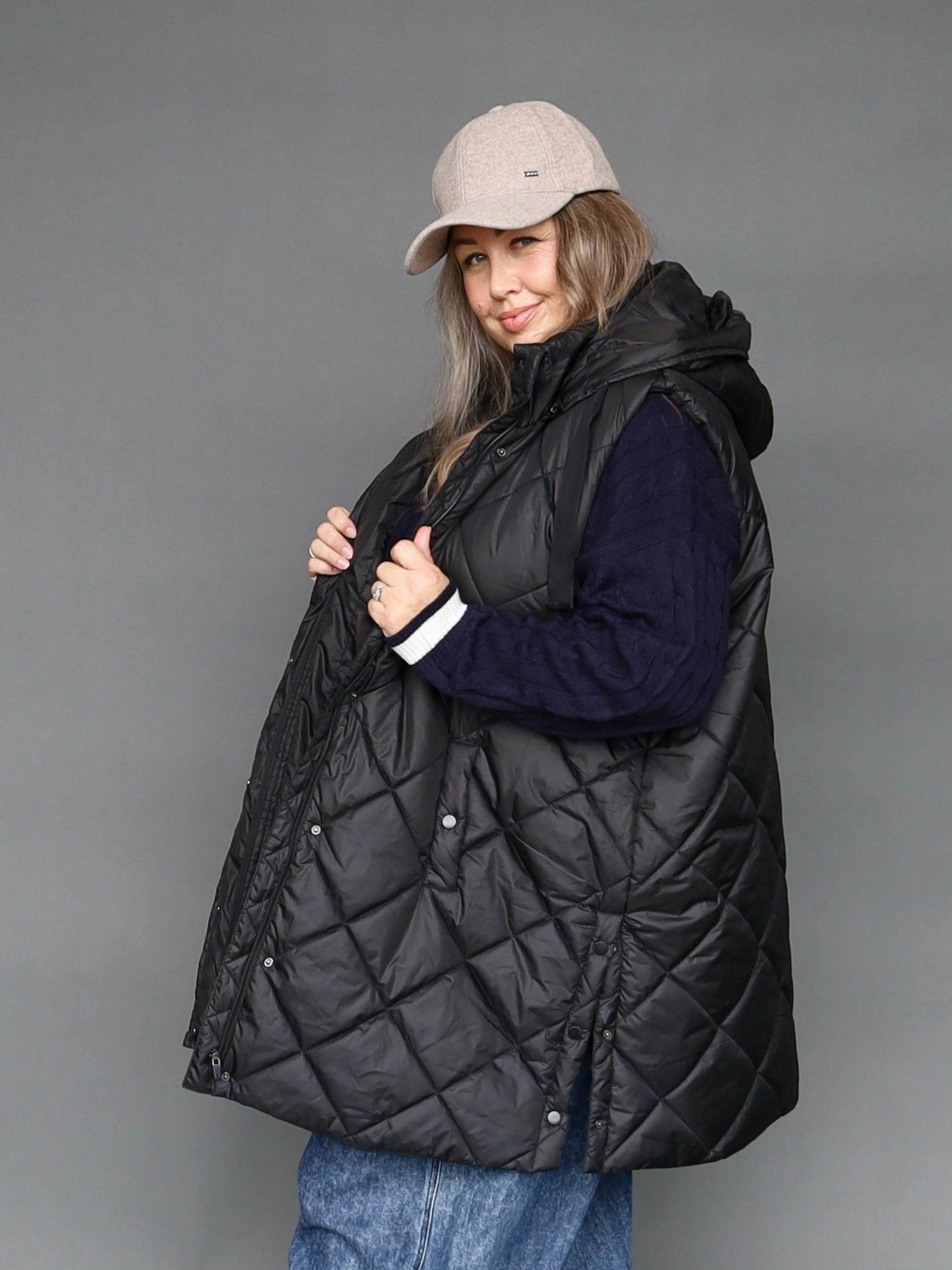 Stadium Puffer Vest - Black - Isla-Maree