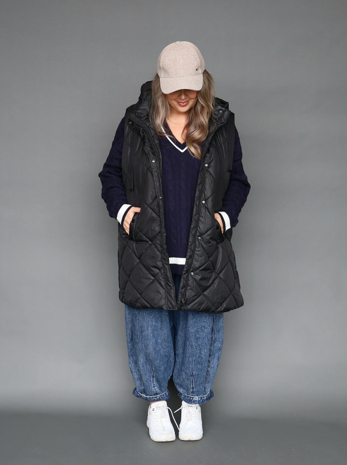 Stadium Puffer Vest - Black - Isla-Maree