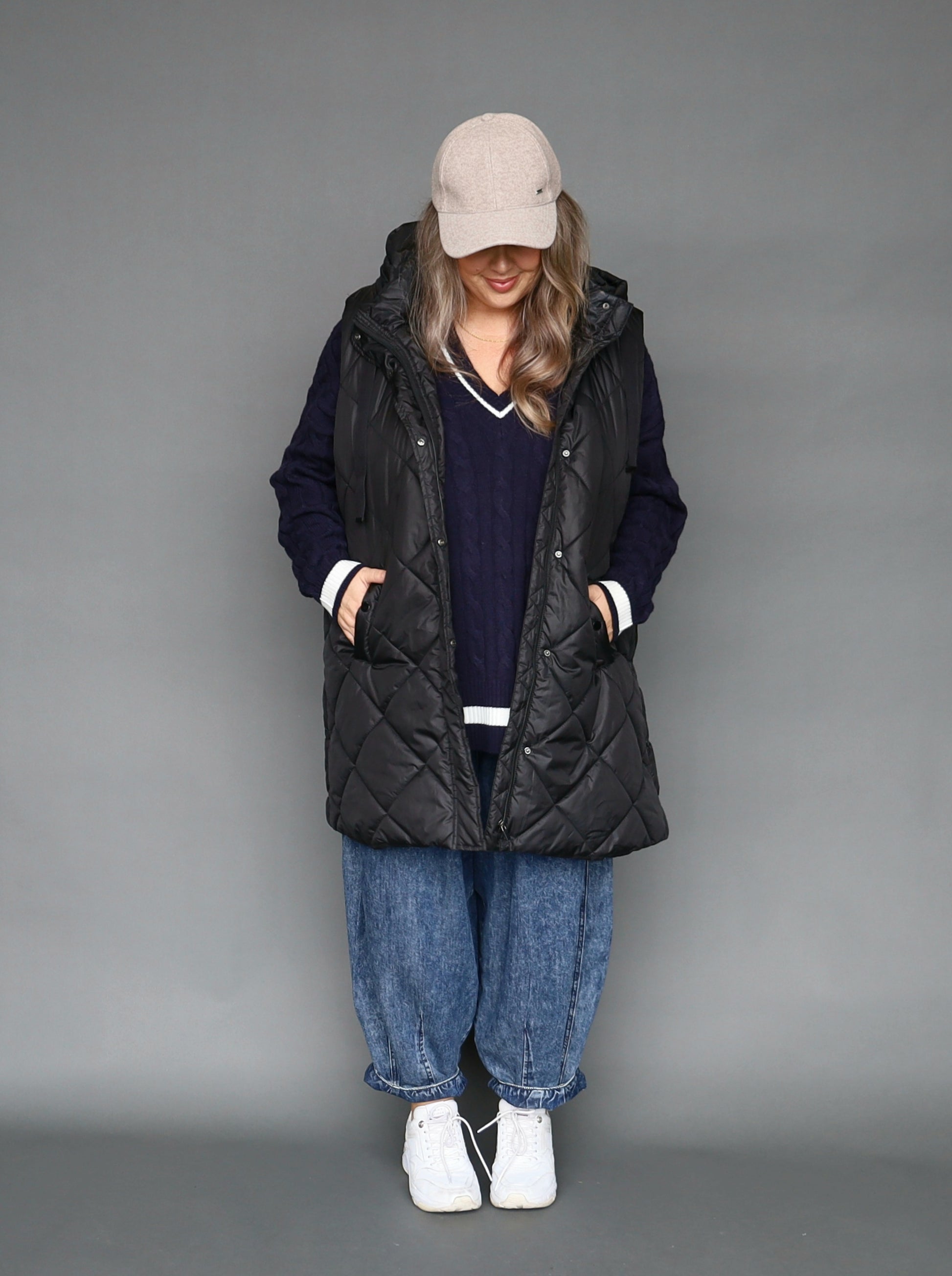 Stadium Puffer Vest - Black - Isla-Maree