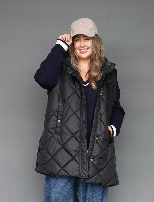 Stadium Puffer Vest - Black