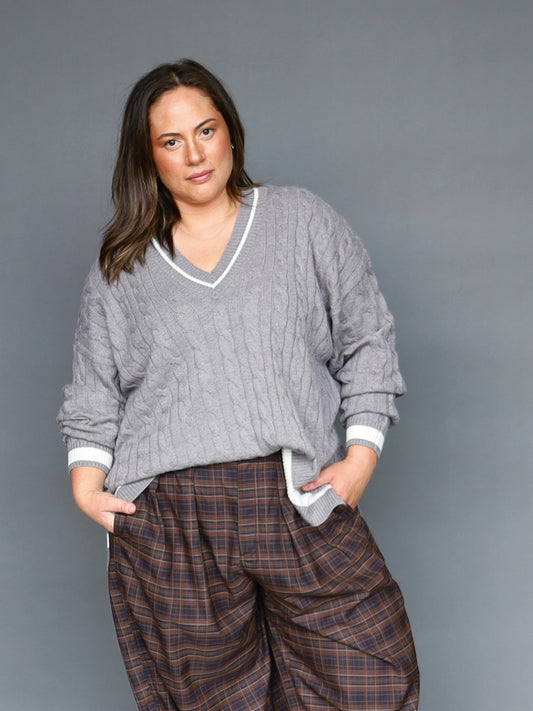 Varsity Knit - Marle PRE SALE DUE END OF MAY