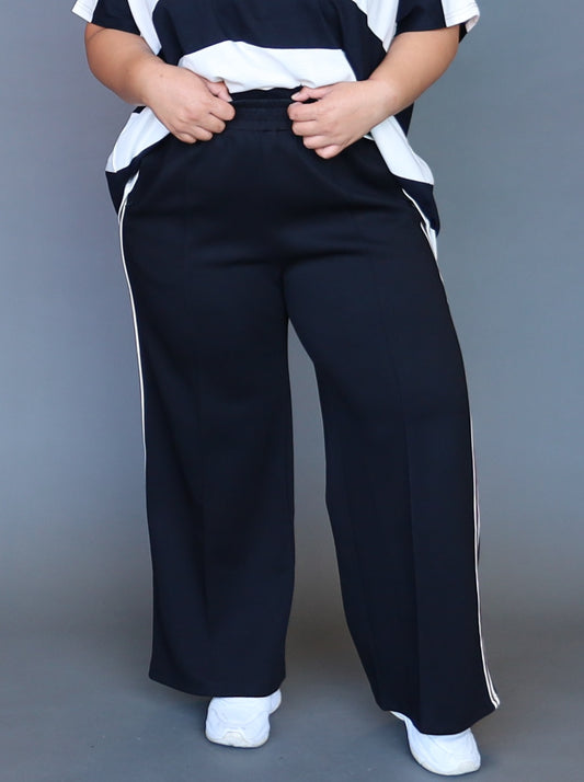 Volley Pants - Maroon Stripe