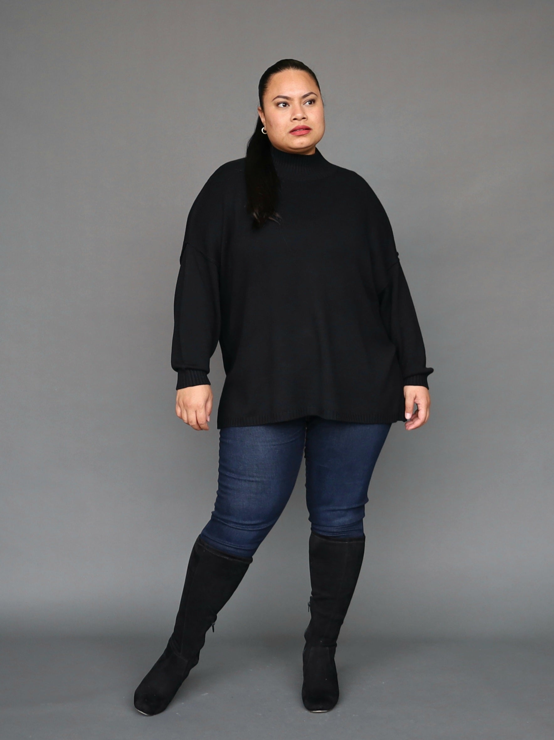 Camden Knit - Black - Isla-Maree
