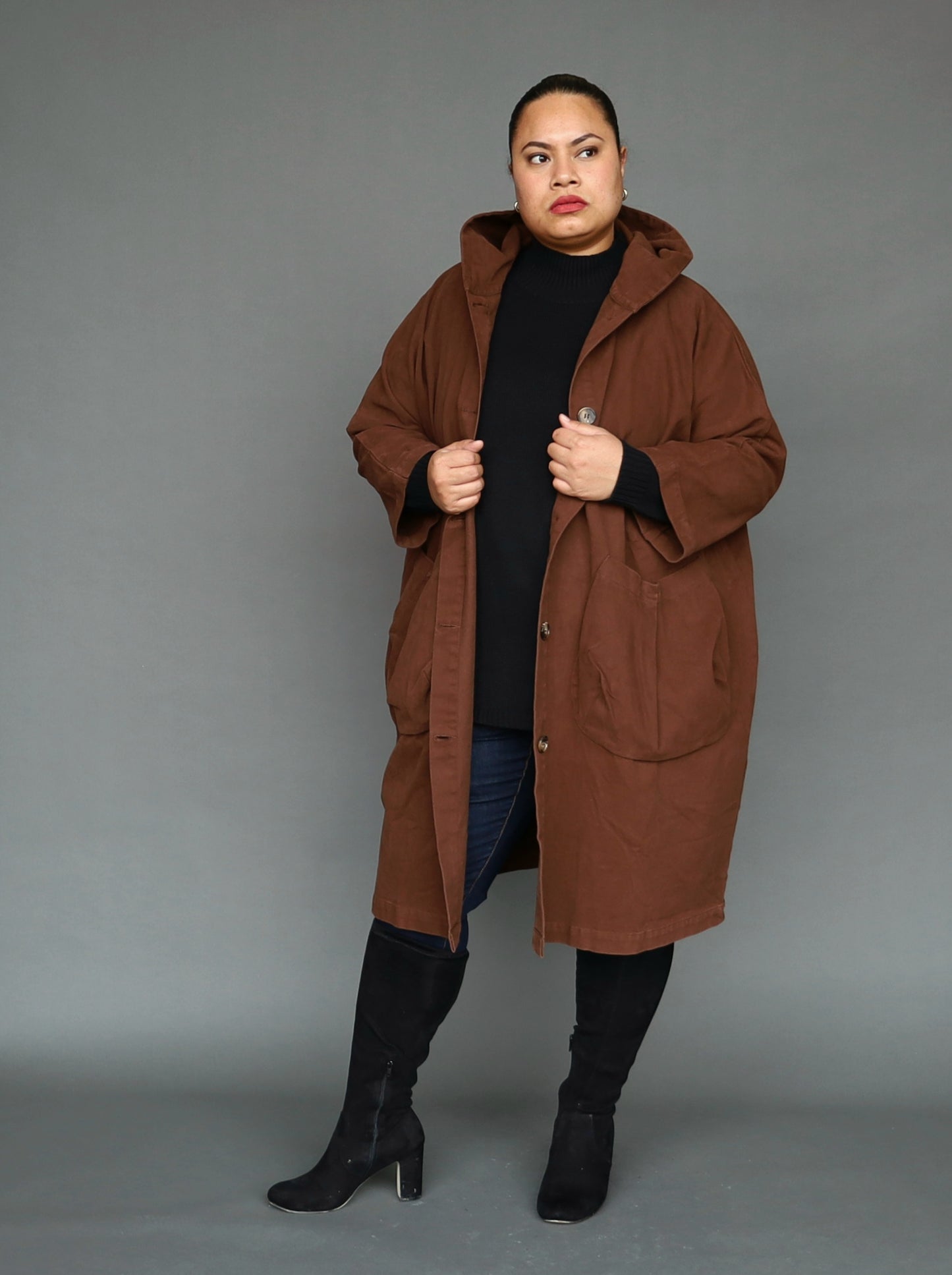 Come As You Are Coat - Chocolate - Isla-Maree