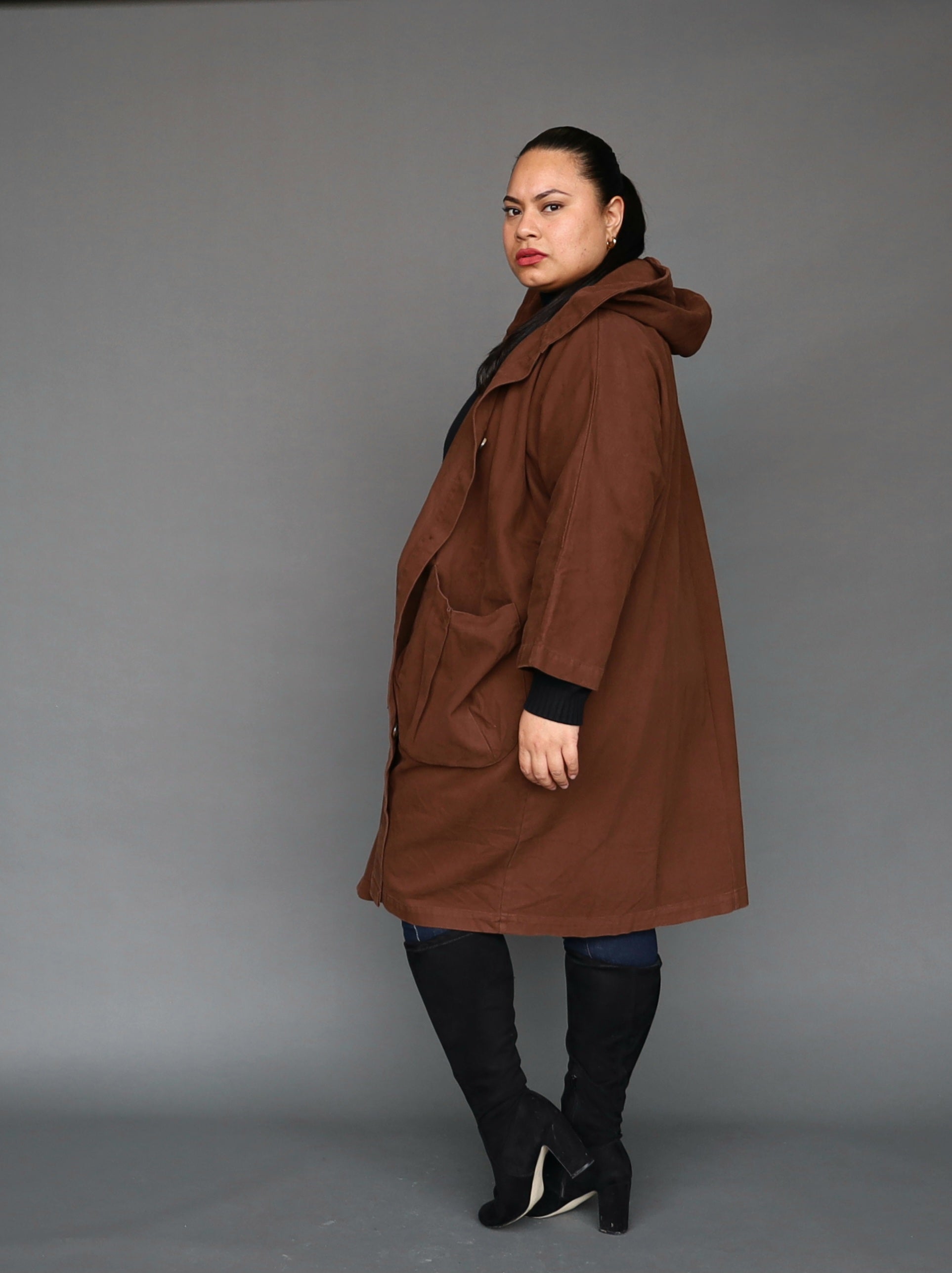 Come As You Are Coat - Chocolate - Isla-Maree