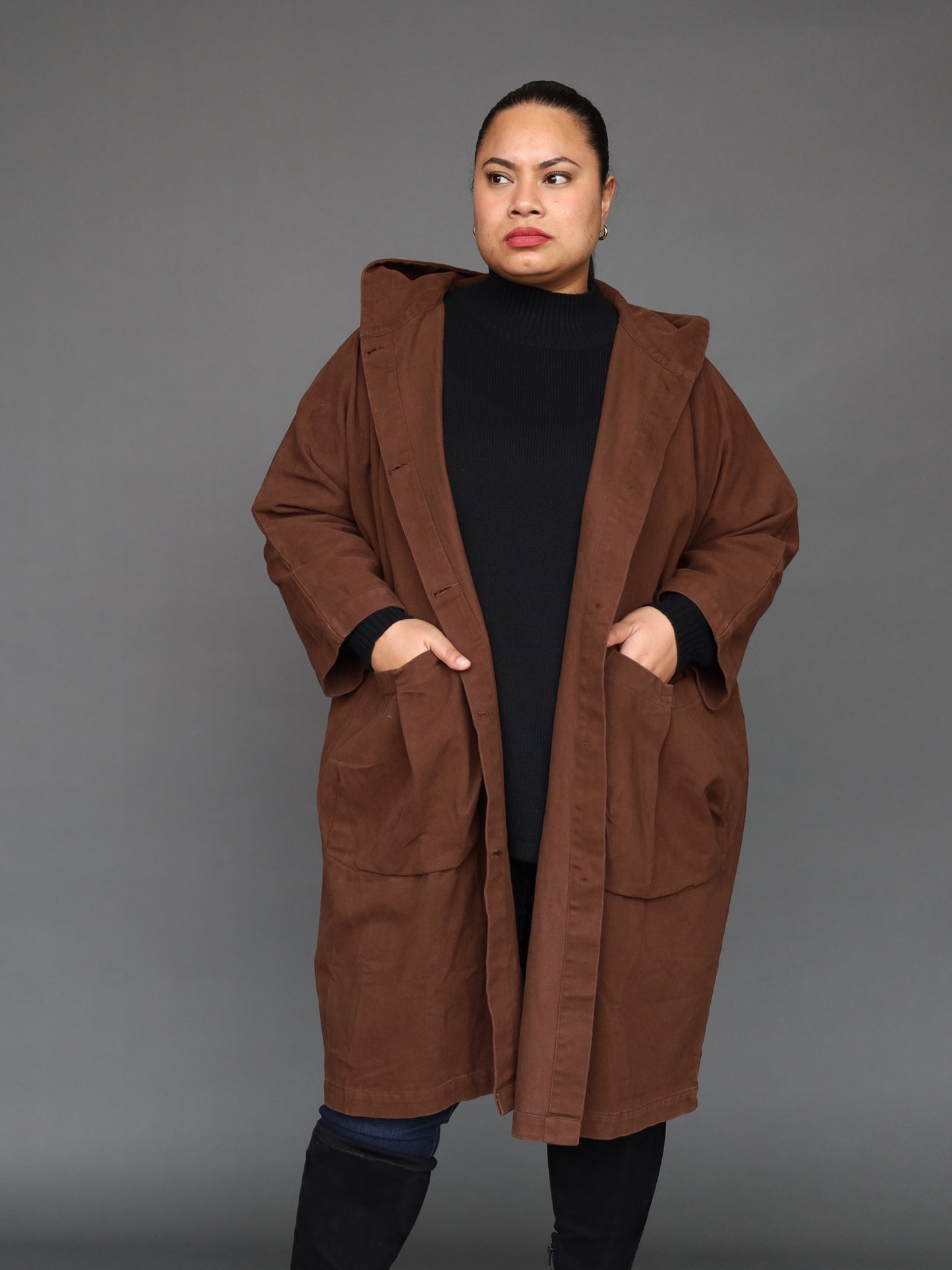 Come As You Are Coat - Chocolate - Isla-Maree