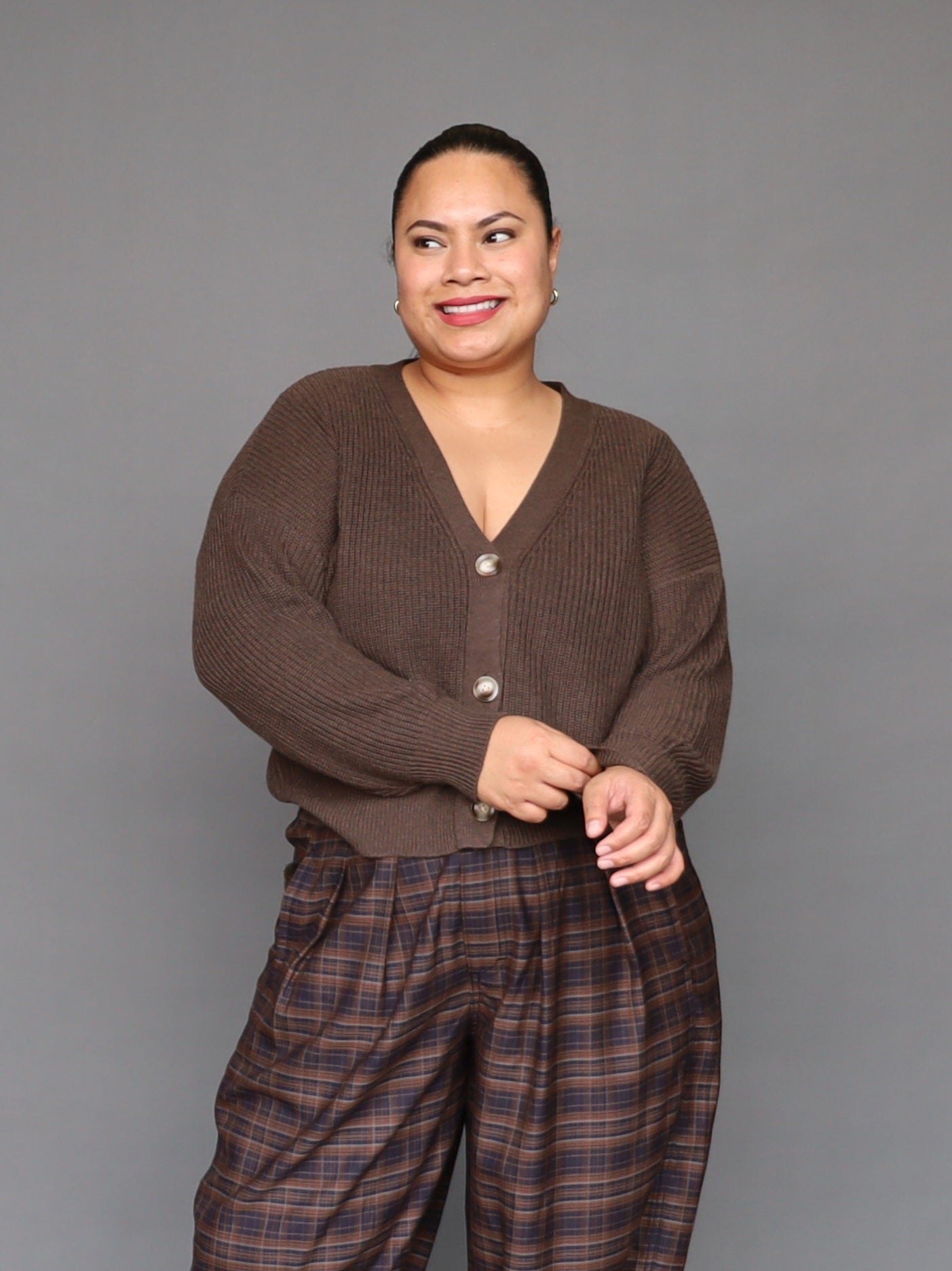 Cooper Cardi - Chocolate PRE SALE DUE END MAY - Isla-Maree