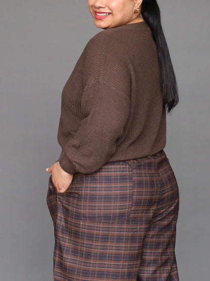 Cooper Cardi - Chocolate PRE SALE DUE END MAY - Isla-Maree