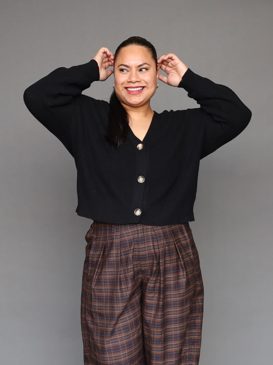 Cooper Cardi - Black PRE SALE DUE END MAY - Isla-Maree