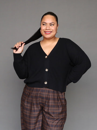 Cooper Cardi - Black PRE SALE DUE END MAY - Isla-Maree