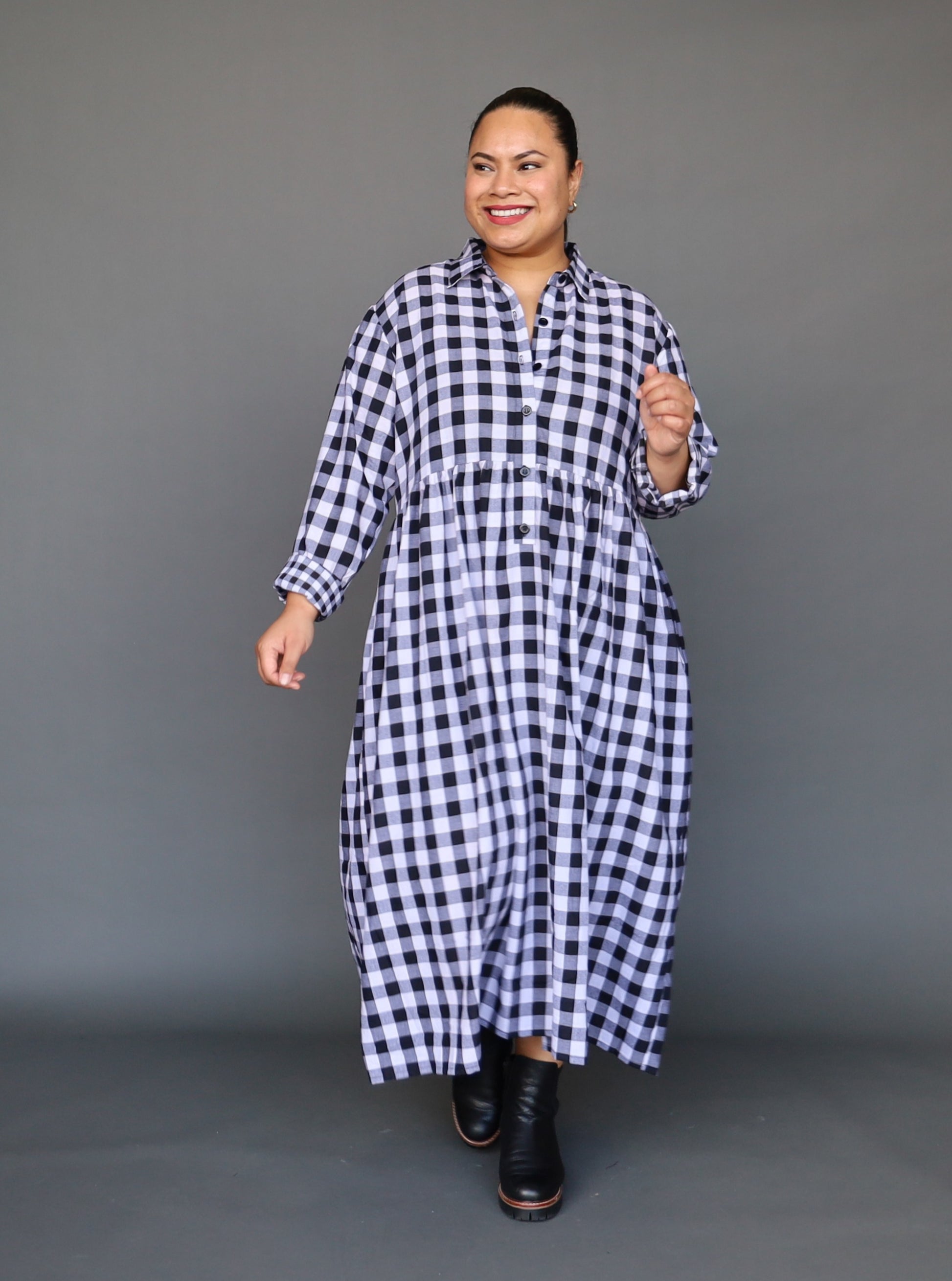 Smock Dress - Gingham Duo - Isla-Maree