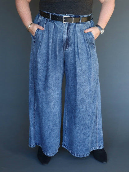 LDP Wide Leg - Chambray