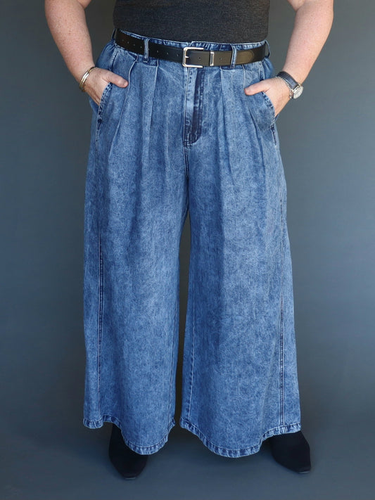LDP Wide Leg - Chambray