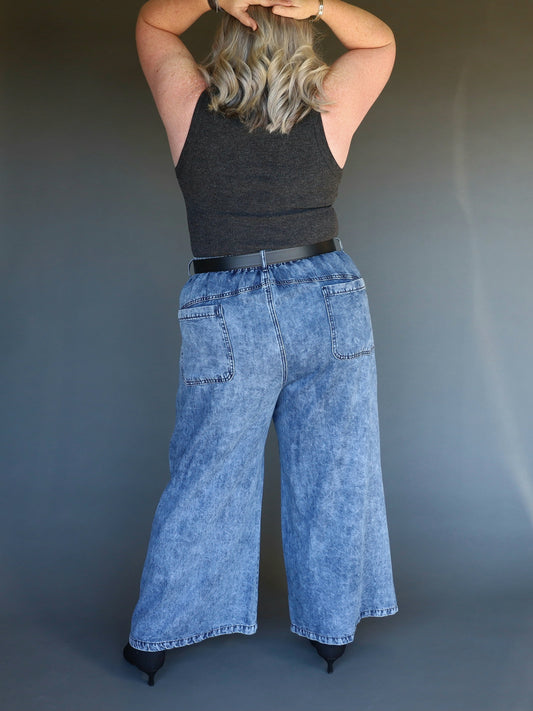 LDP Wide Leg - Chambray