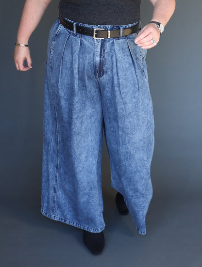 LDP Wide Leg - Chambray