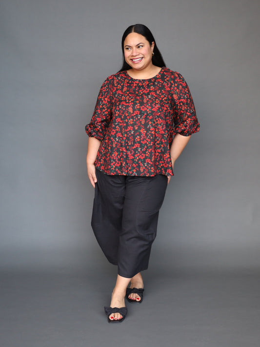 Amalfi Top - Poppy