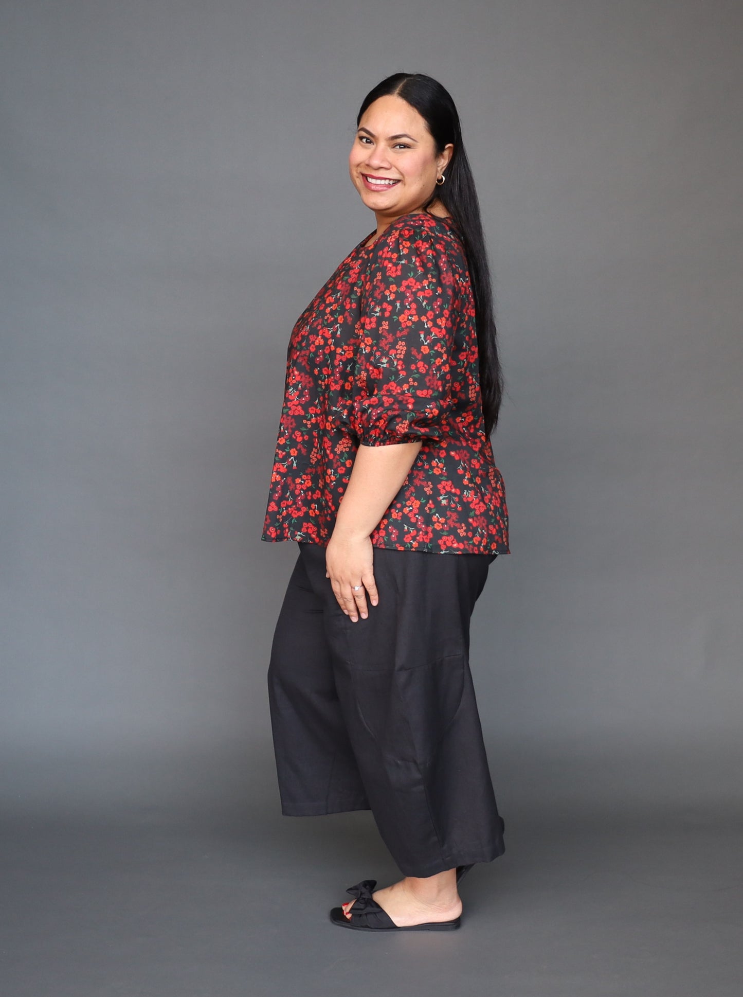 Amalfi Top - Poppy