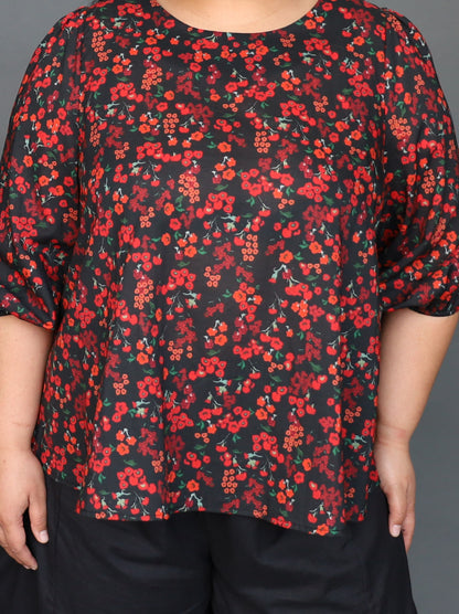 Amalfi Top - Poppy