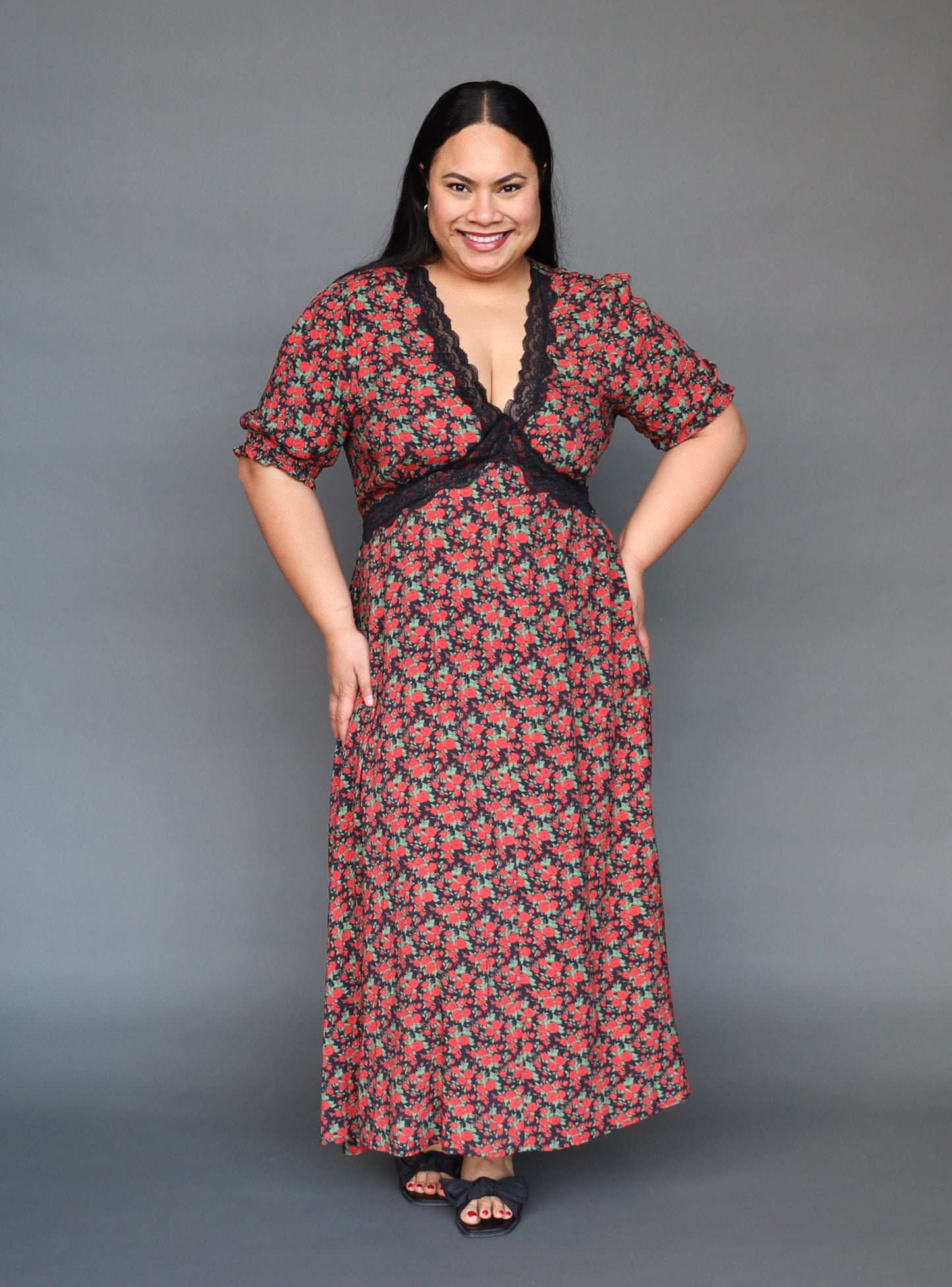 Carly Dress S/S - Rouge