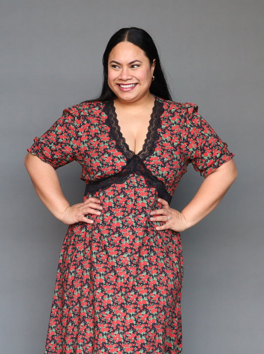 Carly Dress S/S - Rouge