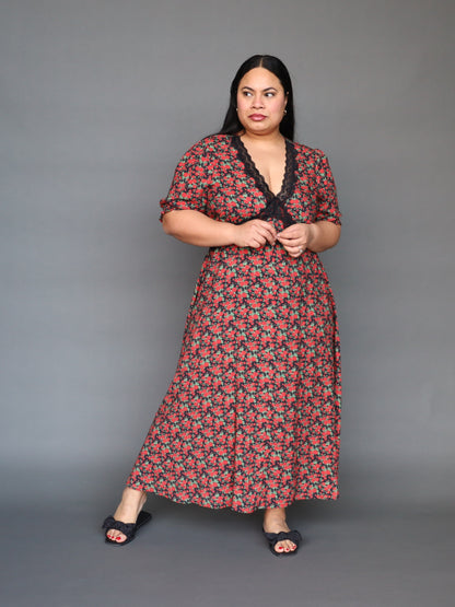 Carly Dress S/S - Rouge