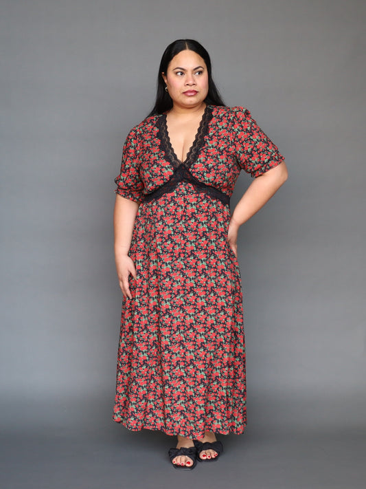 Carly Dress S/S - Rouge