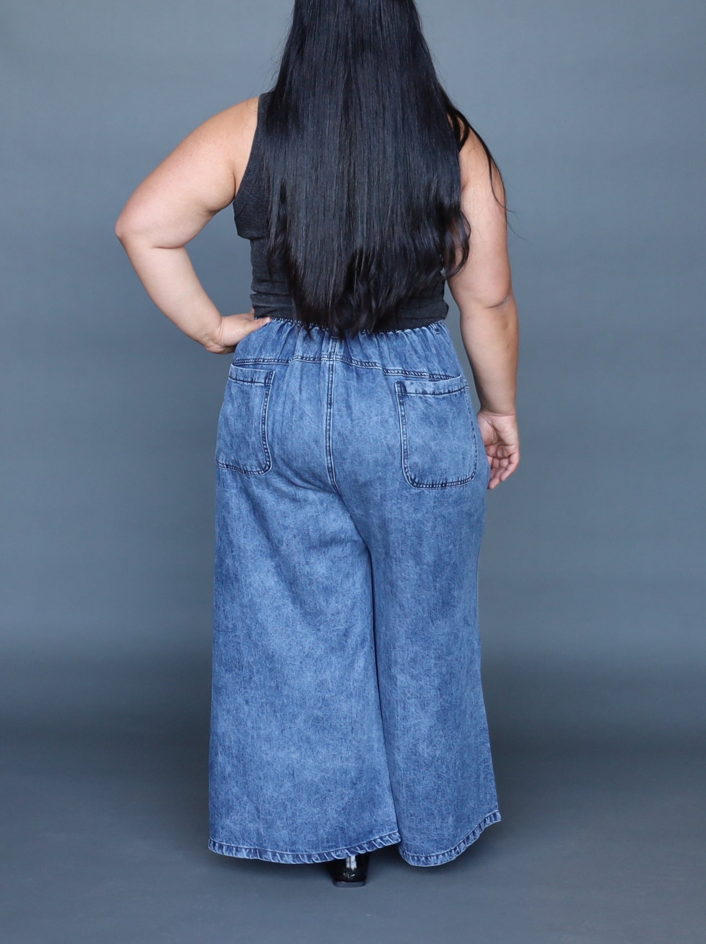 LDP Wide Leg - Chambray - Isla-Maree
