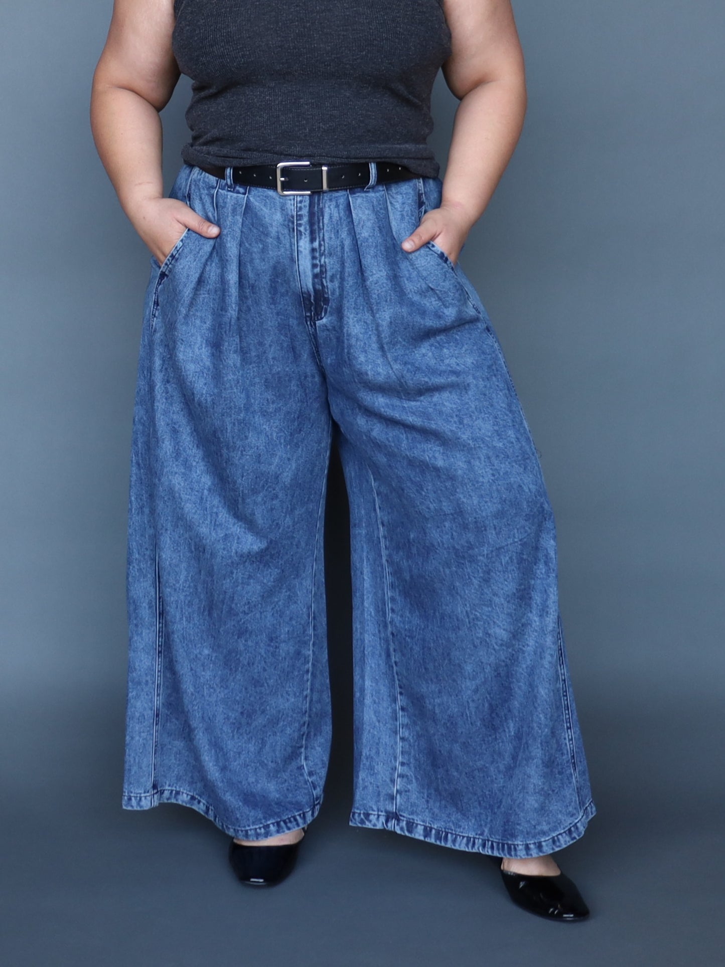 LDP Wide Leg - Chambray - Isla-Maree