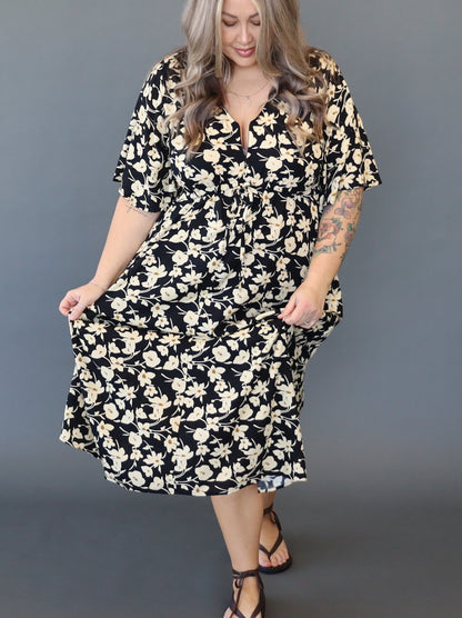 Juney Dress - Sepia Bloom PRE-SALE 2 WEEK DELIVERY